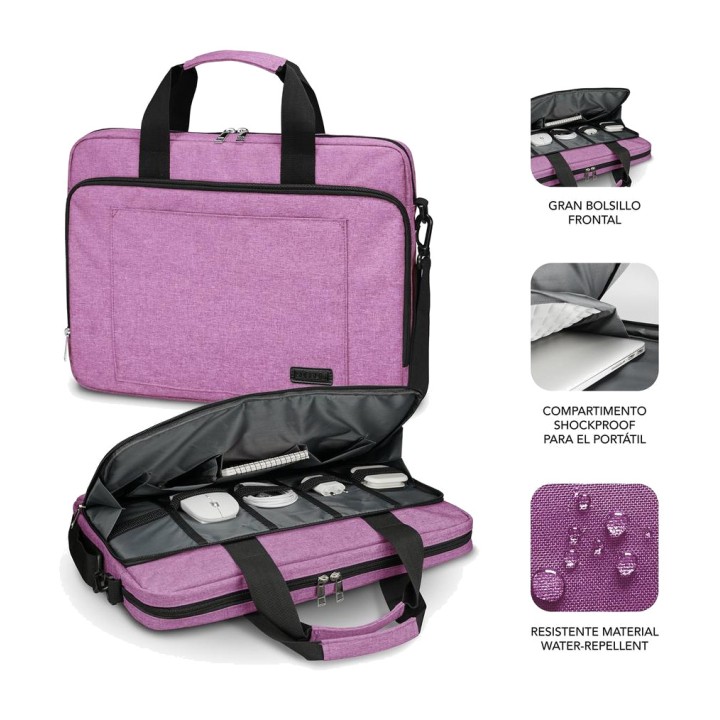 SUBBLIM Borsa imbottita per laptop da 15,6 pollici