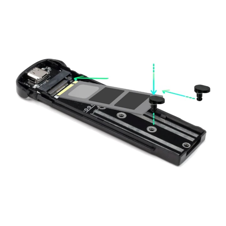 TOOQ Külső USB-C-ház SSD-hez TQE-2201B M.2-SATA 5GBPS