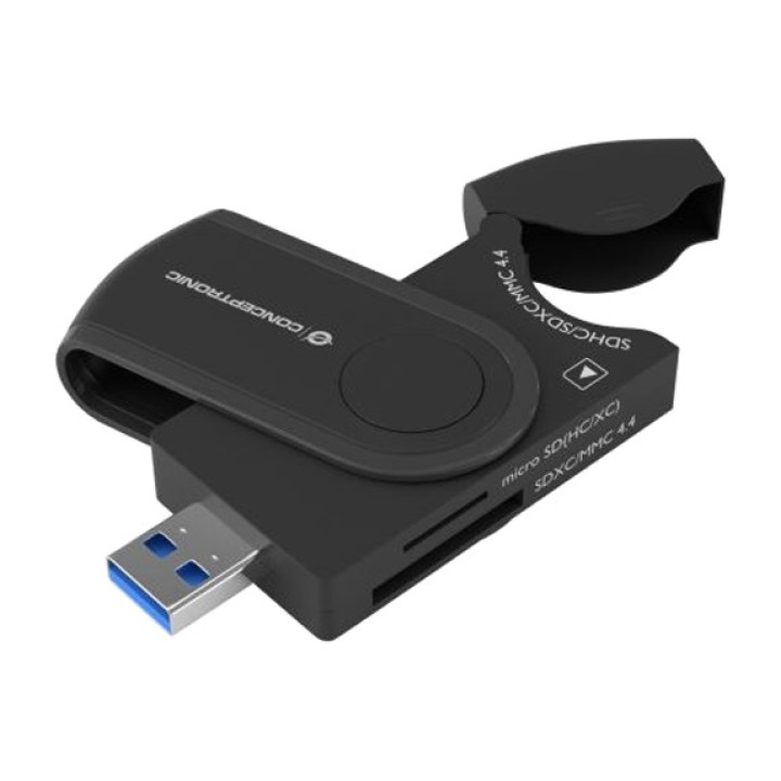 CONCEPTRONIC 4-in-1 SD and microSD card reader BIAN04B