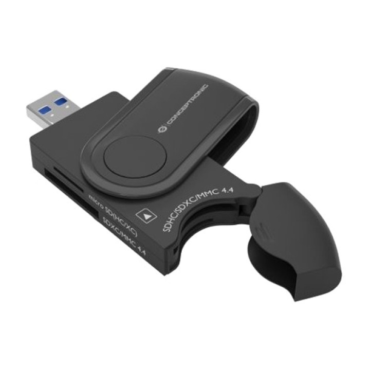 CONCEPTRONIC Lector de tarjetas SD y microSD 4 en 1 BIAN04B