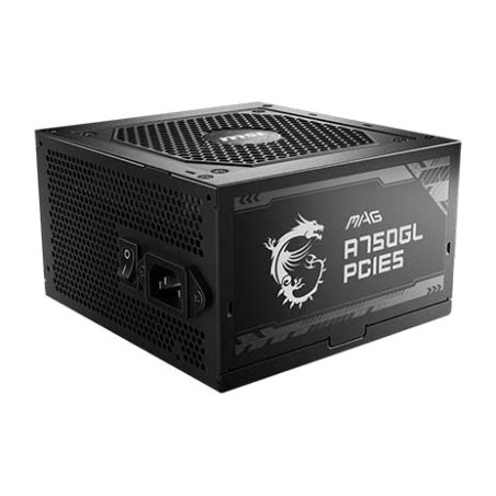 fuente de alimentación modular para pc mag a750gl 750w 80plus-gold pcie5