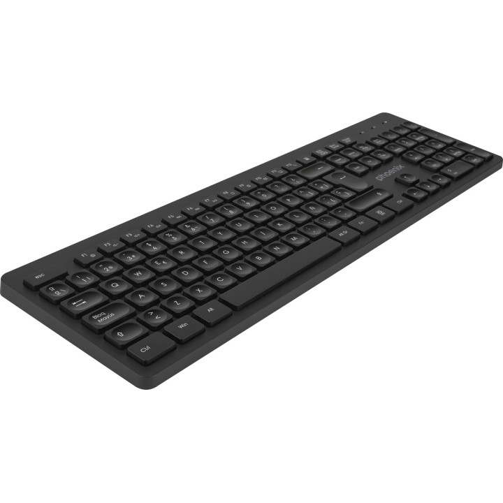 PHOENIX Teclado inalámbrico QWERTY delgado K200