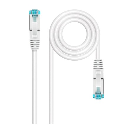 latiguillo de red apantallado sin halógenos con conectores rj45 cat7 sftp lszh awg26 600mhz 0,25 m