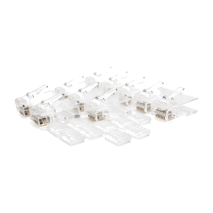 NANOCABLE Lot de connecteurs RJ45 mâles à sertir CAT6 UTP