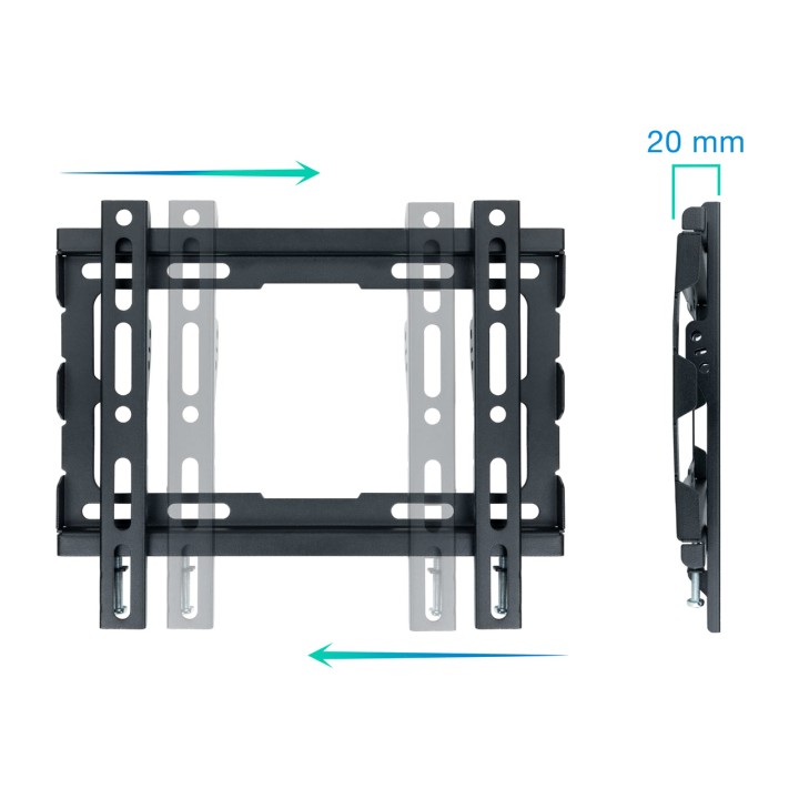 TOOQ Supporto fisso da parete per televisore LP1043F 23-43"