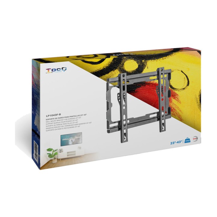 TOOQ Fixed TV wall mount LP1043F 23-43" 45KG DSP0000009938