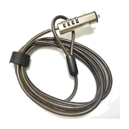 linka antykradzieżowa z kodem do laptopów, gniazdo nano nxscn001 1,9 m