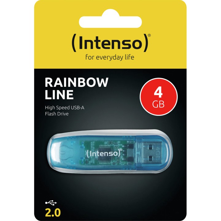 INTENSO Memoria USB RAINBOW LINE 2.0 4GB DSP0000009627