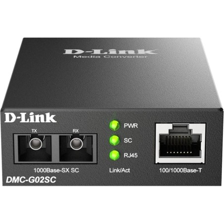 convertidor de medios gigabit a fibra multimodo dmc-g02sc sc 550m