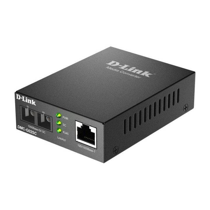 D-LINK Convertitore multimediale Gigabit-fibra multimodale