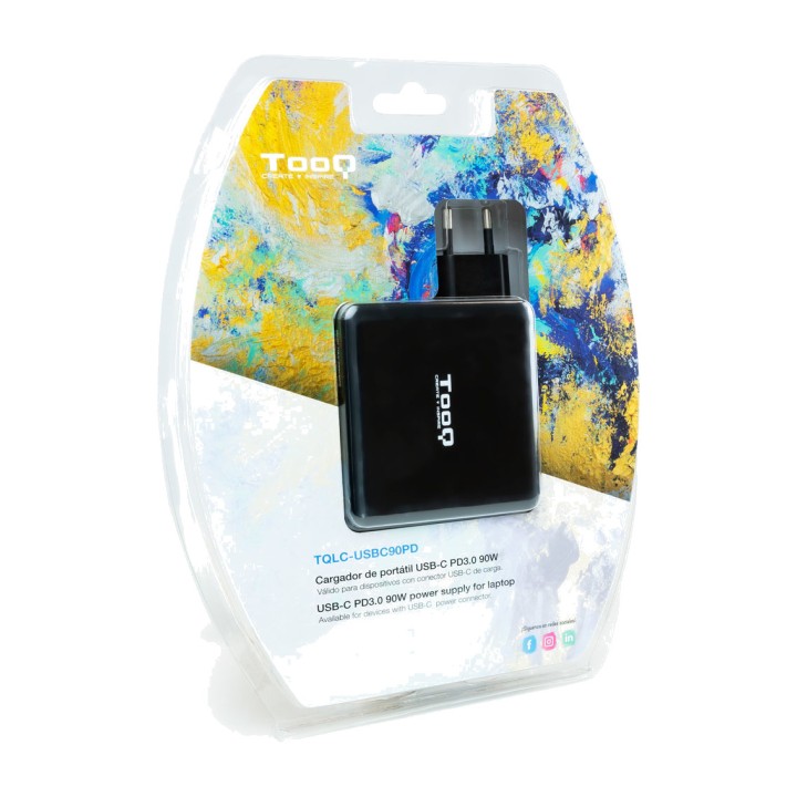 TOOQ Carregador USB-C para notebook com Power Delivery 3.0