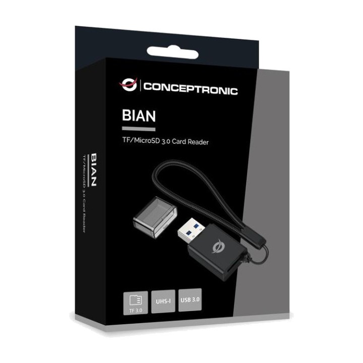 CONCEPTRONIC Lector de tarjetas microSD con cordón BIAN07B