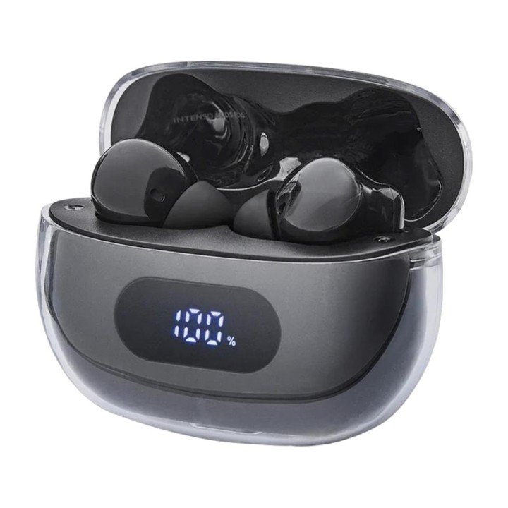 INTENSO Auriculares inalámbricos Bluetooth con cancelación activa de ruido BUDS PLUS TWS ANC ENC DSP0000028240VAR