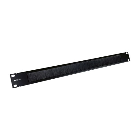 panel pasacables con cepillo para armario rack 19" 1u pa-1901
