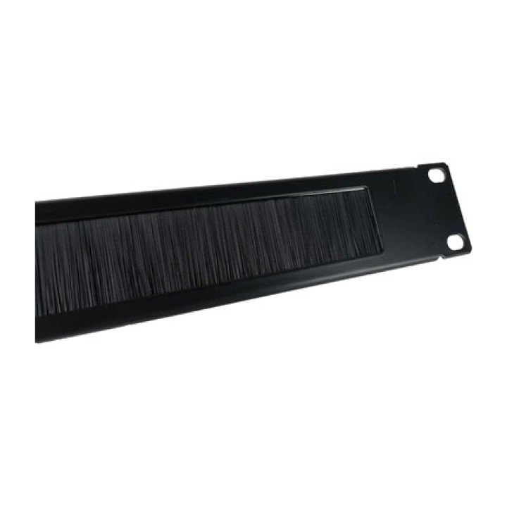 PHASAK Pannello passacavi con spazzola per armadio rack 19"