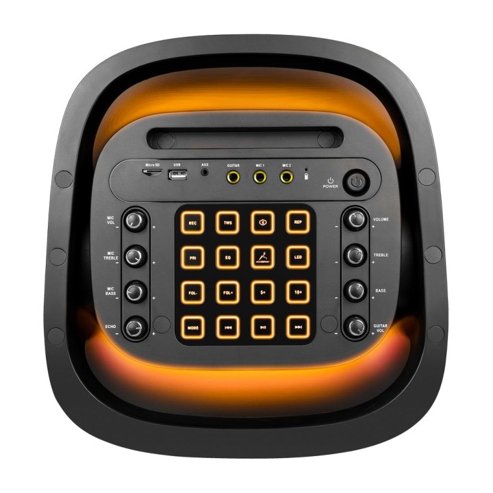 PHOENIX Prenosni Bluetooth karaoke zvočnik z 2 brezžičnima