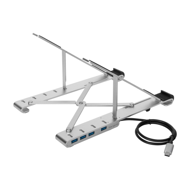 TARGUS Supporto rialzato per laptop con hub USB-C integrato