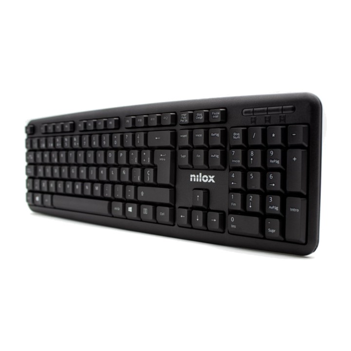 NILOX Clavier à membrane filaire avec câble USB NXKBE000002