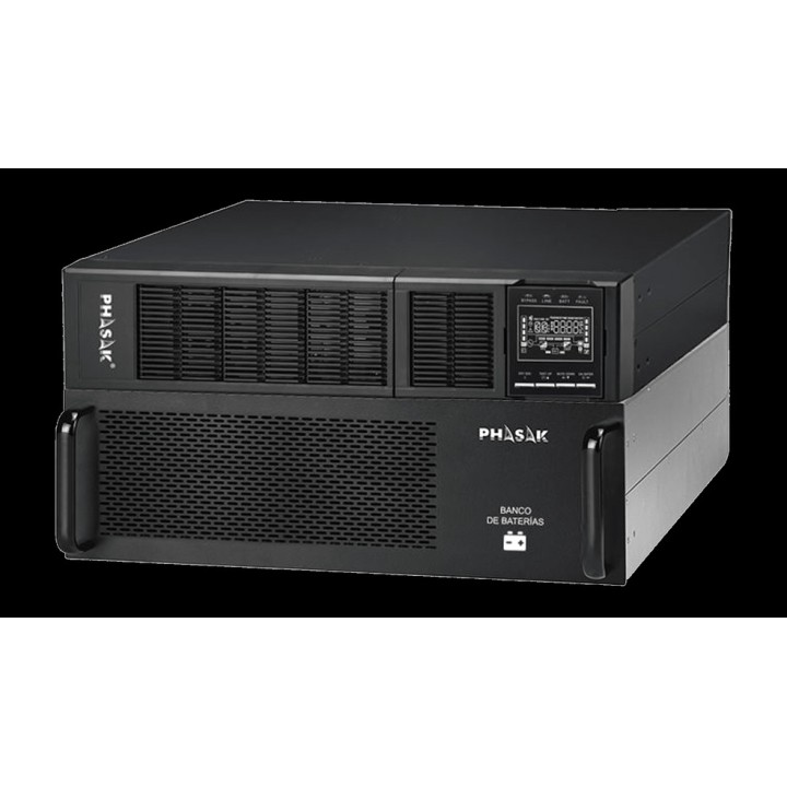 PHASAK Double-conversion online UPS for rack cabinet PRO