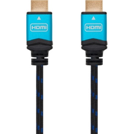 hdmi-kabel med flettet nylonkappe 2.0 4k 60hz 18gbps 7 m