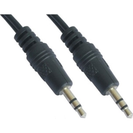 cable d'àudio estèreo amb dos connectors jack mascle 3,5mm 5 m