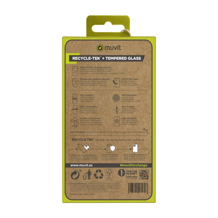 MUVIT Cover riciclata per cellulare con protezione per lo