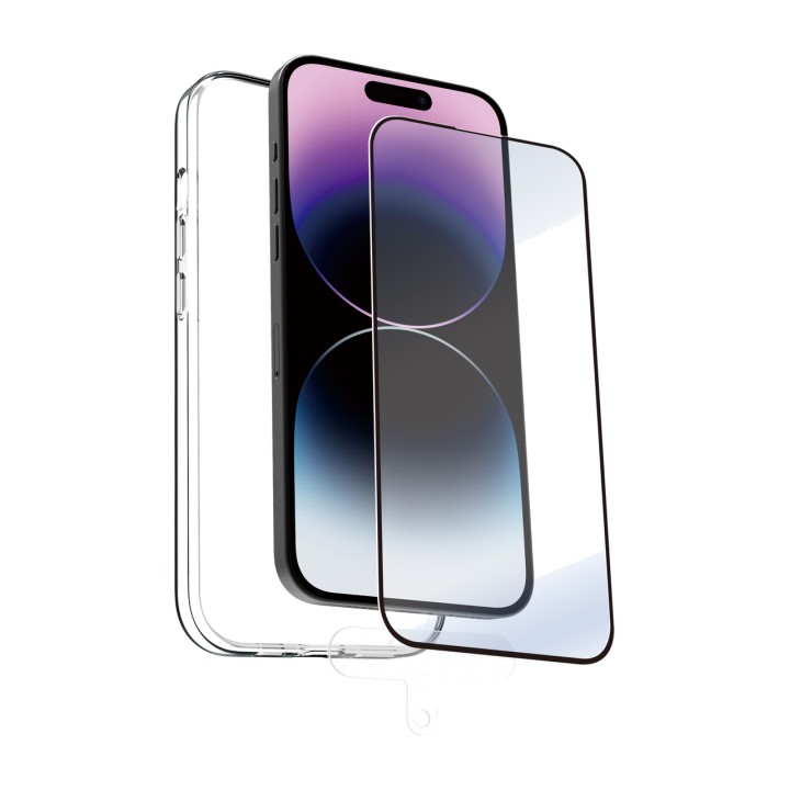 MUVIT Recycled phone case with tempered glass screen