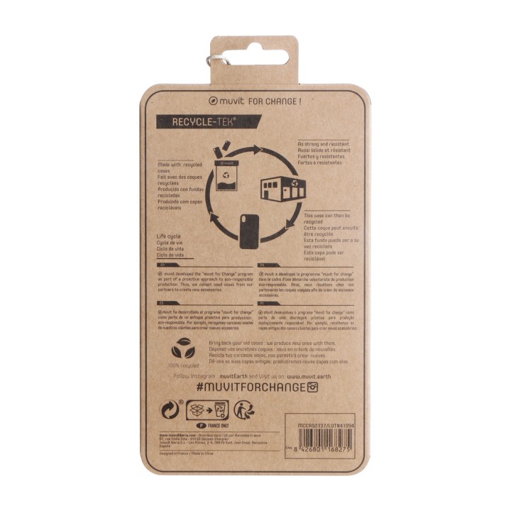 MUVIT Coque de téléphone recyclée RECYCLETEK-IPHONE 14 PRO