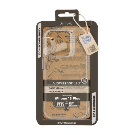funda antigolpes reciclada para móvil shockproof-2m iphone 15 plus