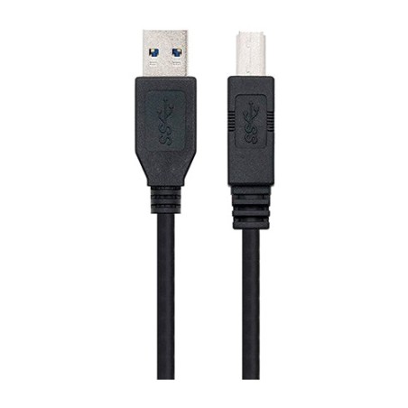 cable usb-a a usb-b para impresora y escáner 3.0 5gbps 2 m