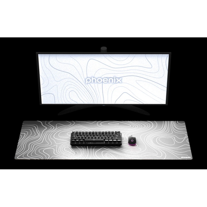PHOENIX Desk mat with cork base and synthetic leather