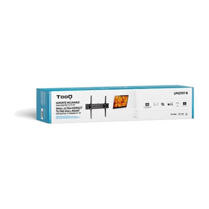 TOOQ Suporte de parede inclinável para televisão LP4270T