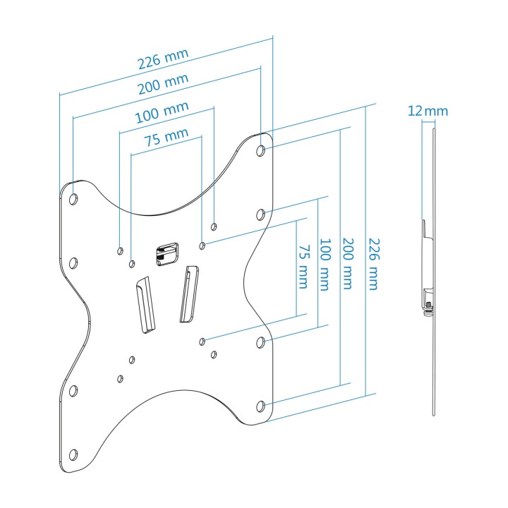 TOOQ Soporte fijo de pared para televisor LP1242F 23-42" 35KG DSP0000005197