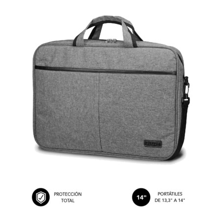 elegant laptop briefcase with faux leather details for 13.3 to 14-inch laptops elite-laptop-bag
