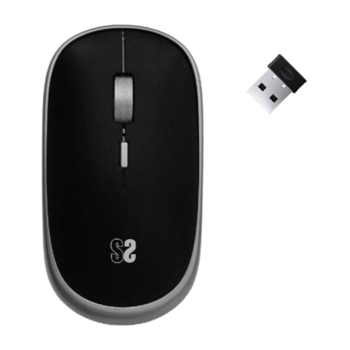SUBBLIM Ratón inalámbrico mini silencioso de 4 botones RF 1600DPI DSP0000021653VAR