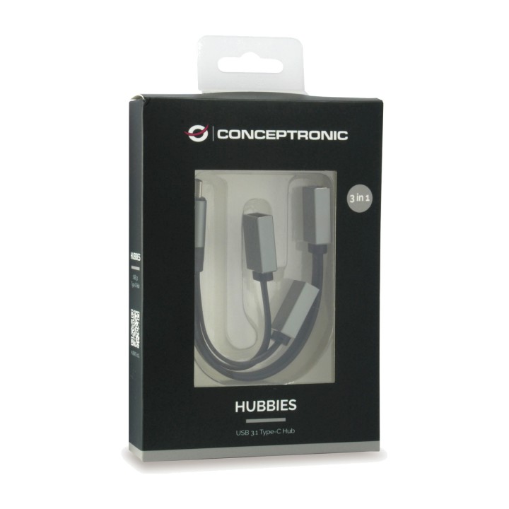 CONCEPTRONIC Hub USB-C 3 ports HUBBIES01 1X 3.0 2X 2.0