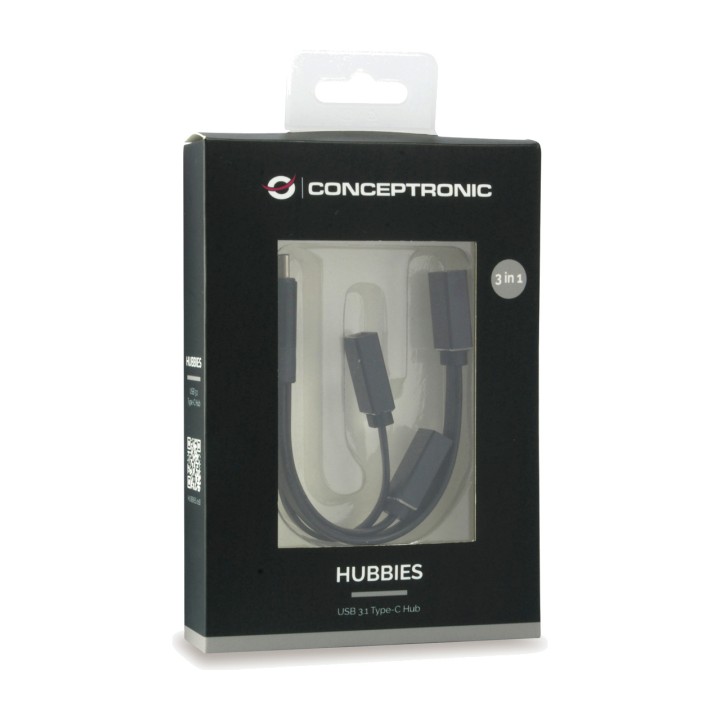 CONCEPTRONIC Hub USB-C 3 ports HUBBIES01 1X 3.0 2X 2.0