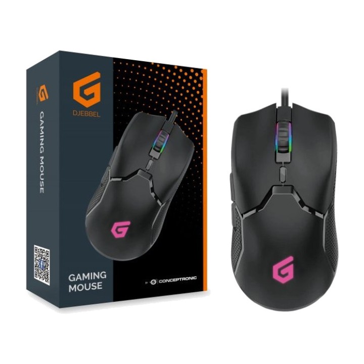 CONCEPTRONIC USB gaming mouse with LED lighting and 6