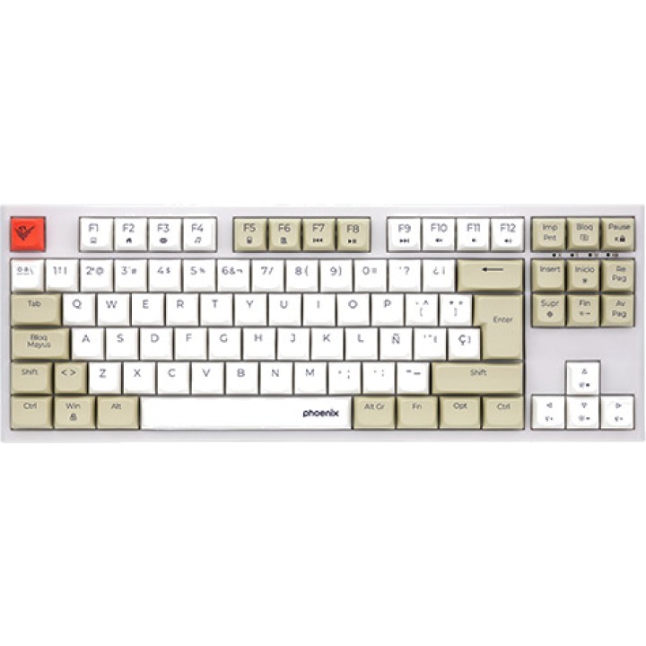 PHOENIX Tastiera meccanica gaming con tasti PBT ROYAL