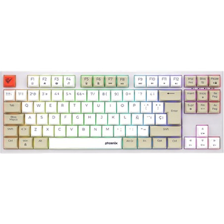 teclado mecánico gaming con teclas pbt royal