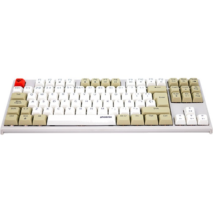 PHOENIX Teclado mecánico gaming con teclas PBT ROYAL
