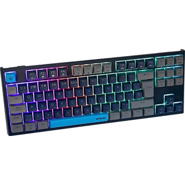 PHOENIX Clavier mécanique gaming avec touches PBT ROYAL