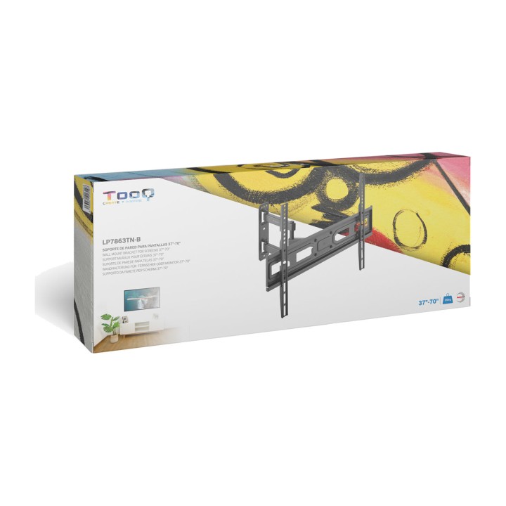 TOOQ Schwenkbare TV-Wandhalterung LP7863TN 37-70" 35KG