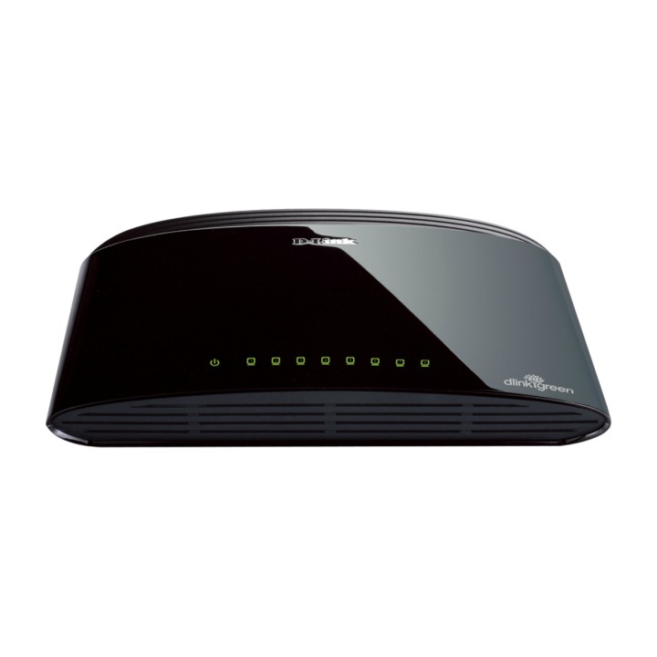 D-LINK Switch no gestionado de 8 puertos Fast Ethernet 10/100MBPS DES-1008D