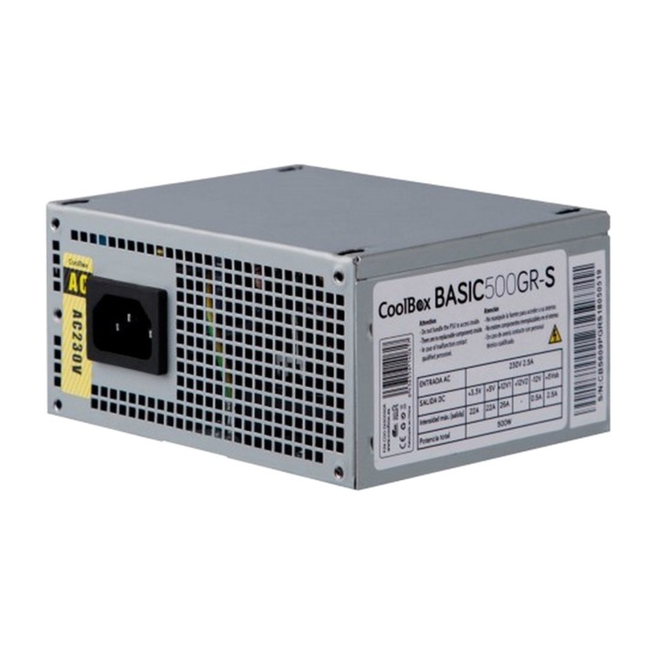 COOLBOX SFX PC power supply BASIC-500GR-S 500W COO-FA500SGR