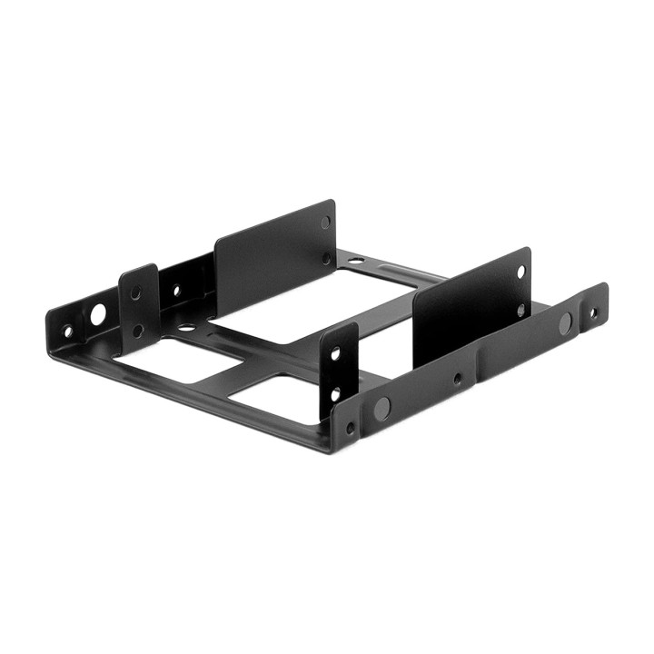 COOLBOX Metalladapter med dubbel fack för två interna HDD-