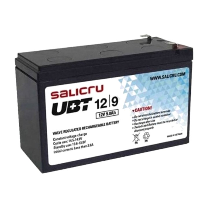 SALICRU Batteri AGM blybatteri, genopladeligt, til UPS UBT