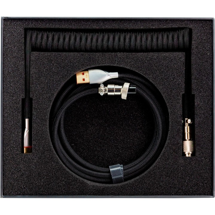 PHOENIX Špirálový pigtail kábel USB-C pre herné klávesnice