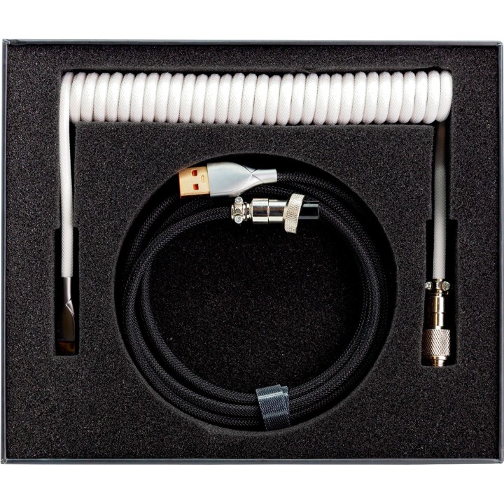 PHOENIX Cable aviador en espiral USB-C para teclado gaming