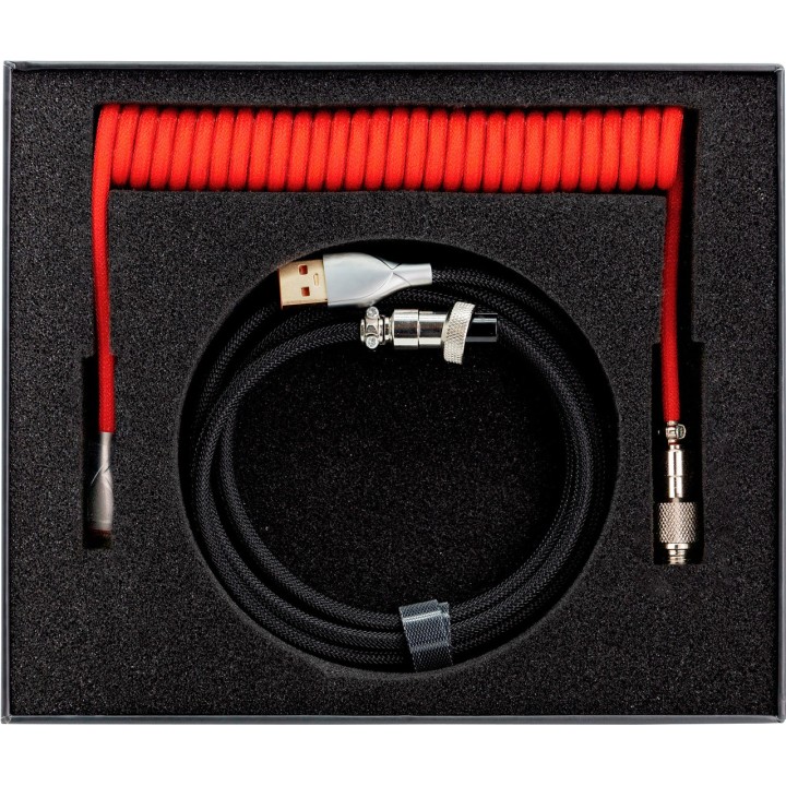 PHOENIX Cavo aviator spiralato USB-C per tastiera gaming
